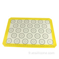Mat de cuisson en silicone antiadhésive réutilisable facile à nettoyer